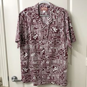 RJC Hawaiian Men’s Buttondown Shirt 100% Cotton